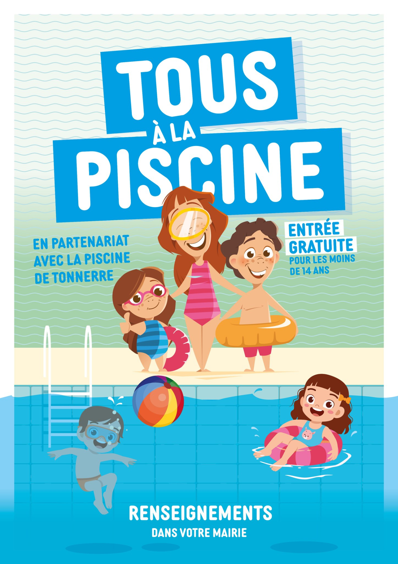 tous à la piscine été 2025